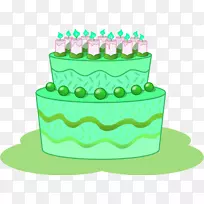 生日蛋糕层蛋糕纸杯蛋糕剪贴画蛋糕