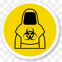生物危险标志个人防护设备生物安全等级符号