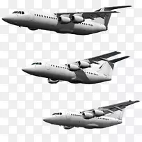 英国航空航天146 Avro Rj 85型空中客车飞机Avro RJ 100-大型客机