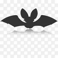 BAT YouTube剪影剪贴画-蝙蝠剪贴画