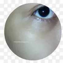 鼻时尚化妆品虹膜圆隐形眼镜-中式中空镜框