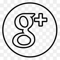 电脑图标社交媒体Google+-社交媒体