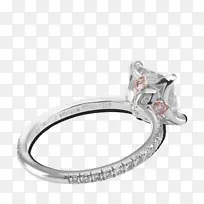 珠宝结婚戒指金史蒂文基尔希公司-白金戒指