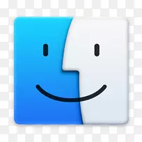 查找计算机图标os x yosemite macos-Apple