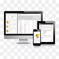 响应式网页设计Joomla模板虚拟者引导-平板电话