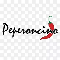 Peperoncino意大利料理标识