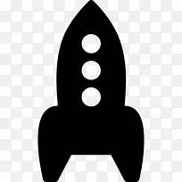 火箭航天器徽标凝聚空间火箭