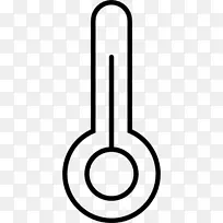 温度符号计算机图标度温度计高温灭菌