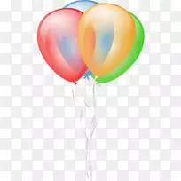 气球派对生日剪贴画-气球