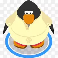 俱乐部企鹅岛服装剪贴画-企鹅