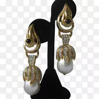 珍珠耳环体首饰工艺-质地精美的水晶纽扣