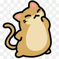 盗贼猫胡须贴纸高胡子猫