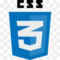 级联样式表CSS 3 html-jq徽标