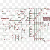 MOSFET功率放大器级电路图场效应晶体管