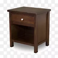 床头柜，使命式家具抽屉，鲁宾逊克拉克家具.实木工匠