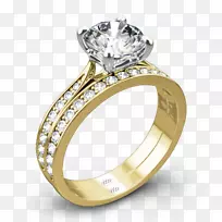 订婚戒指，结婚戒指，珠宝，钻石-闪光钻石VIP