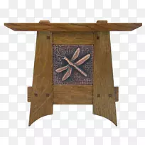 传教风格家具桌子艺术和手工艺运动画框.铅的颜色