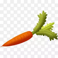 胡萝卜食品蔬菜剪贴画-胡萝卜