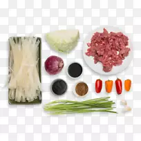 素菜川菜牛肉面汤亚洲菜谱-肉