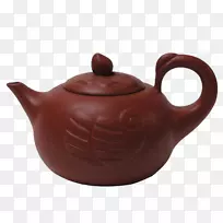 宜兴粘土茶壶宜兴陶器紫色粘土茶壶