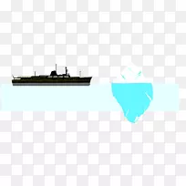 rms泰坦尼克冰山的沉没桌面壁纸夹艺术.冰山