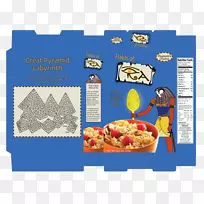 早餐谷类玉米片食物组-埃及创意人物设计模版下载