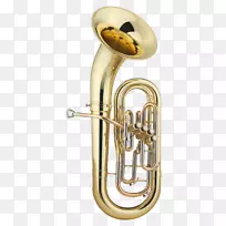男中音喇叭，黄铜乐器，音效管