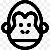电脑图标猿灵长类剪贴画猴子