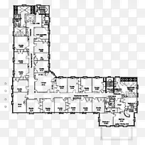 平面图，房屋平面图，楼层，露台和露天大厅