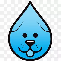 宠物动物水过滤器图森滴水标志