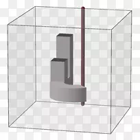 线角-白色立方体