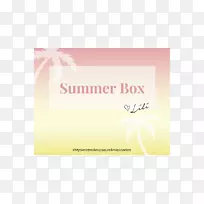 商标桌面壁纸电脑字体-夏季装饰盒