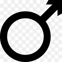 性别符号男性符号炼金术符号三维黑色