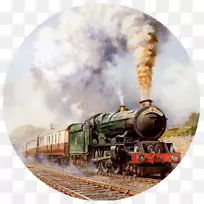 铁路运输蒸汽机车喷漆蒸汽机