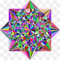 星形多边形三角形几何-星