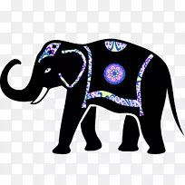 亚洲象非洲象剪贴画-象