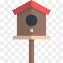 鸟电脑图标鸟巢盒-鸟