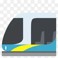 铁路运输表情符号-轻轨