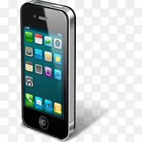 iphone 5 iphone 4手持设备电话充电图标