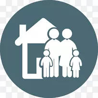 家庭电脑图标儿童离婚社区-家庭