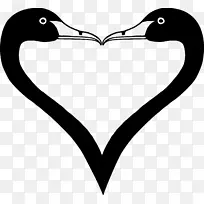 鸭鸟茜尼尼鹅夹艺术-浪漫天鹅