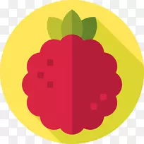 电脑图标下载剪贴画-raspberry载体