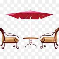 餐桌花园家具伞.桌子