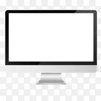 MacBookpro模板台式计算机监视器.白屏