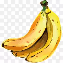 沙巴香蕉烹饪香蕉剪贴画-香蕉