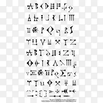 楔形文字拉丁字母腓尼基字母苏美尔文