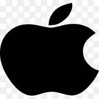 苹果标志-黑色布丁
