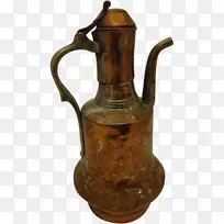 壶土耳其茶土耳其咖啡古董花瓶