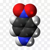 化学空间填充模型球棒模型硝酸尿素蒽化学原子