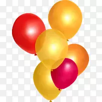 玩具气球生日-多样化剪贴画